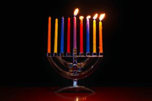 do jews around the world display menorahs in their windows during the hanukkah season