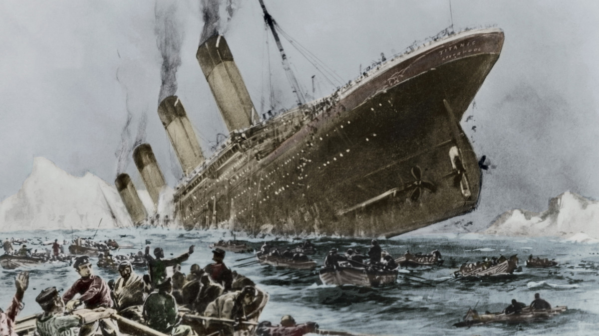 how many people died on the titanic when it sank