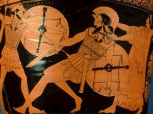 in the iliad 9th century b c what goddess is achilles mother