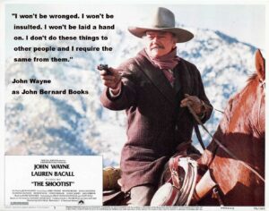 in what western did john wayne say dont apologize its a sign of weakness