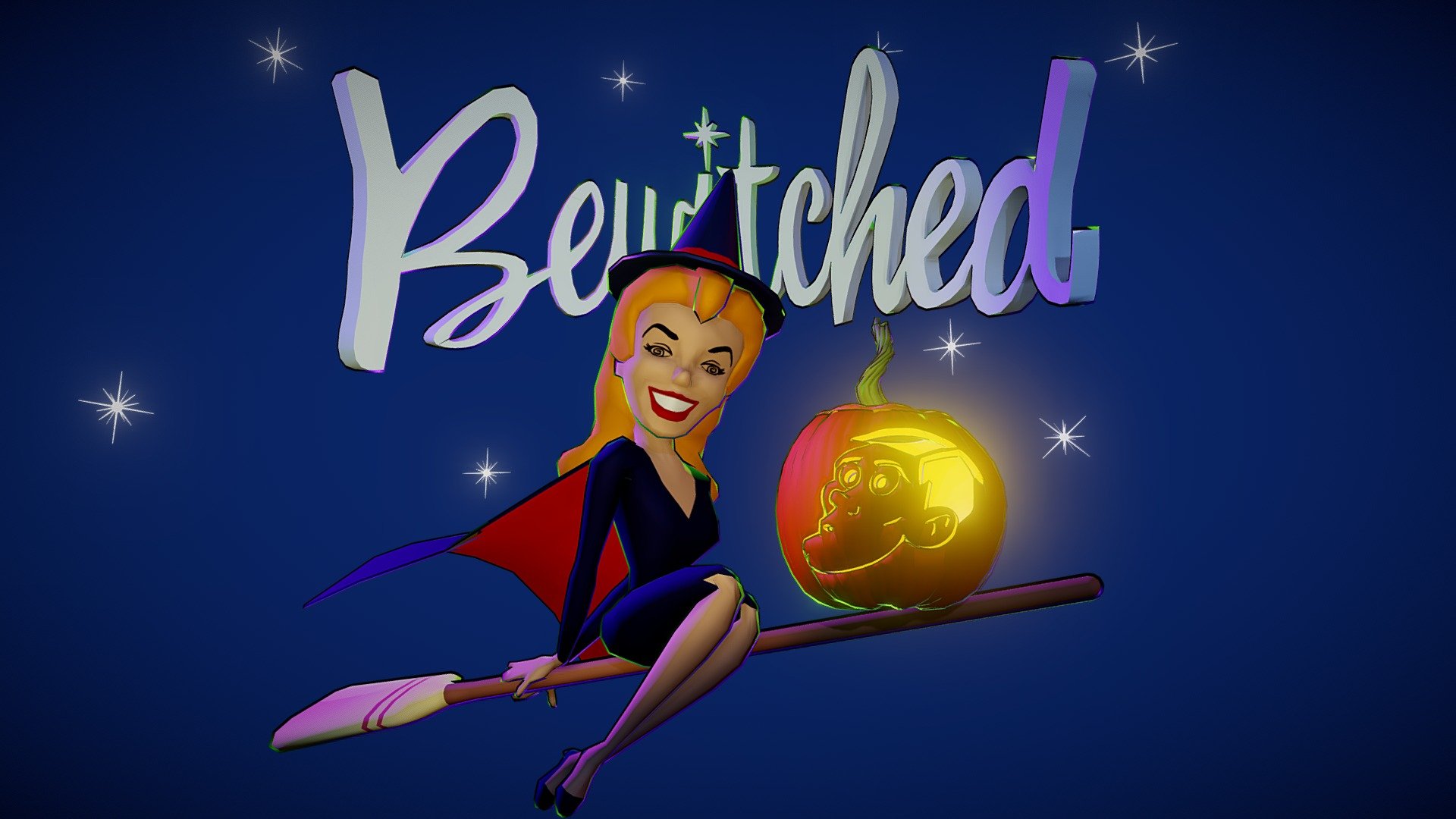 on the tv series bewitched how did samantha elizabeth montgomery work magic