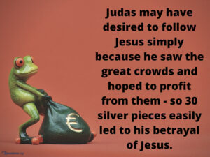 what did judas receive for betraying christ