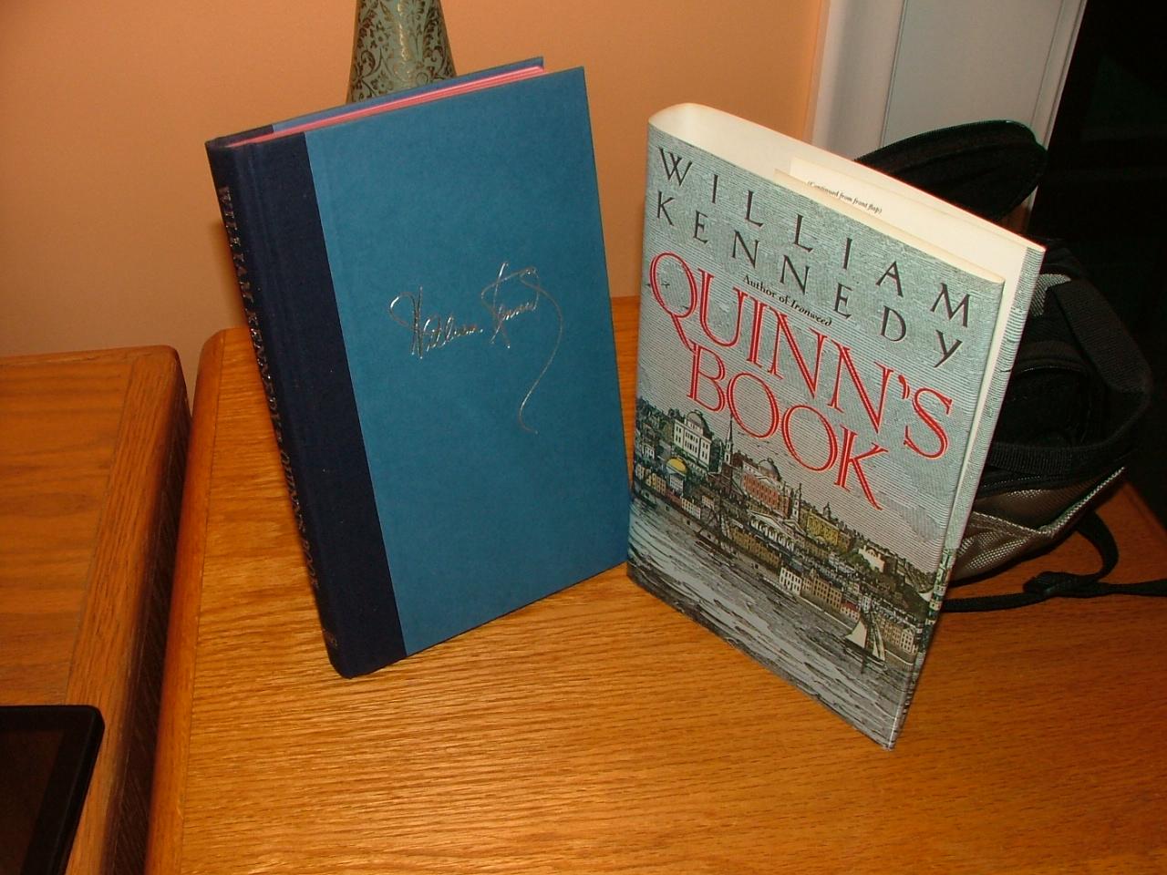what is the connection between william kennedys novel quinns book 1988 and his albany cycle