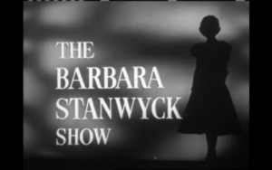 what was the name of barbara stanwycks tv show