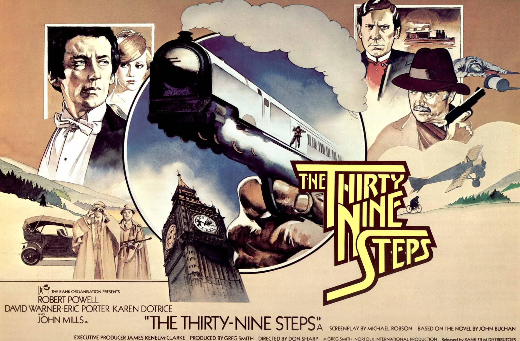 what were the thirty nine steps 1935 in the movie