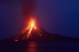 when did krakatoa the volcano west of java explode