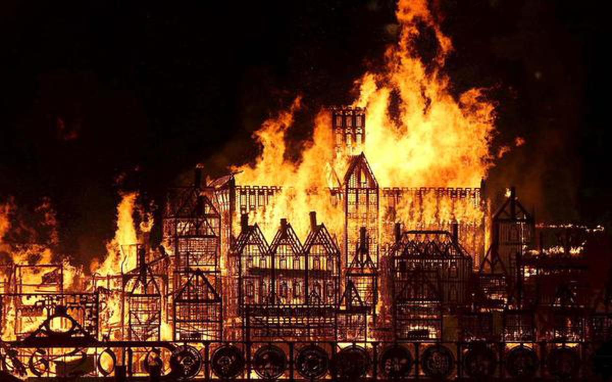 when was the great fire of london