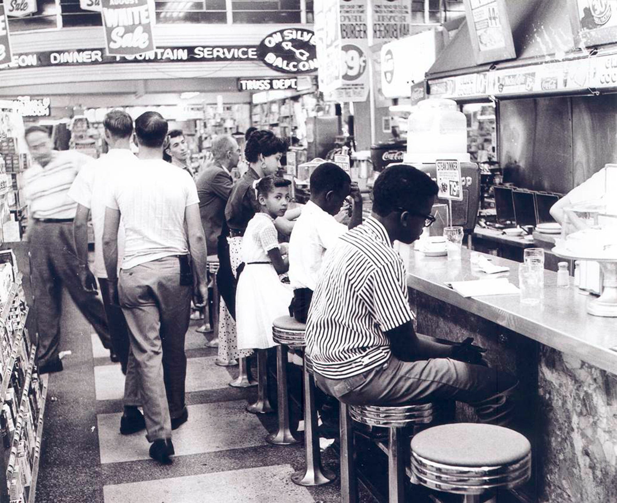 where was the first sit in at a segregated lunch counter