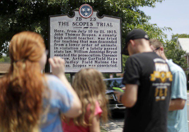 who won the scopes trial in 1925 which was about illegally teaching the theory of evolution