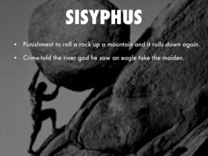 why was sisyphus of greek mythology punished